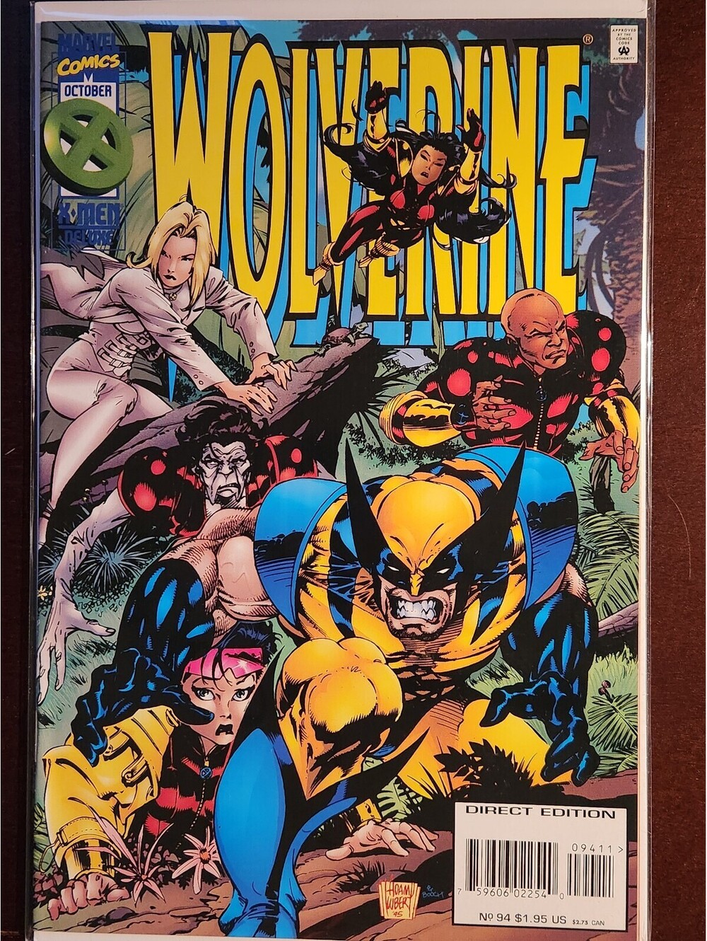 Wolverine #94A Direct Deluxe Edition NM Marvel 1995 X‑Men Classic Cover